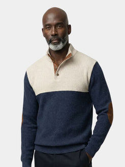 High Collar Corduroy Retro Pullover